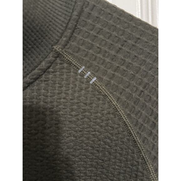 Lululemon Men’s Engineered Warmth Jacket Merino Wool Blend Dark Olive Large - Picture 6 of 13